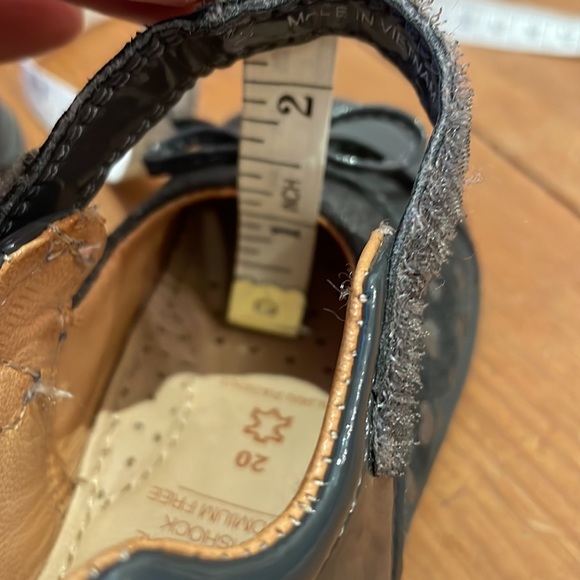 Geox, baby shoes, MaryJane,  girl, grey , 20 (US 4.5) - Picture 9 of 10